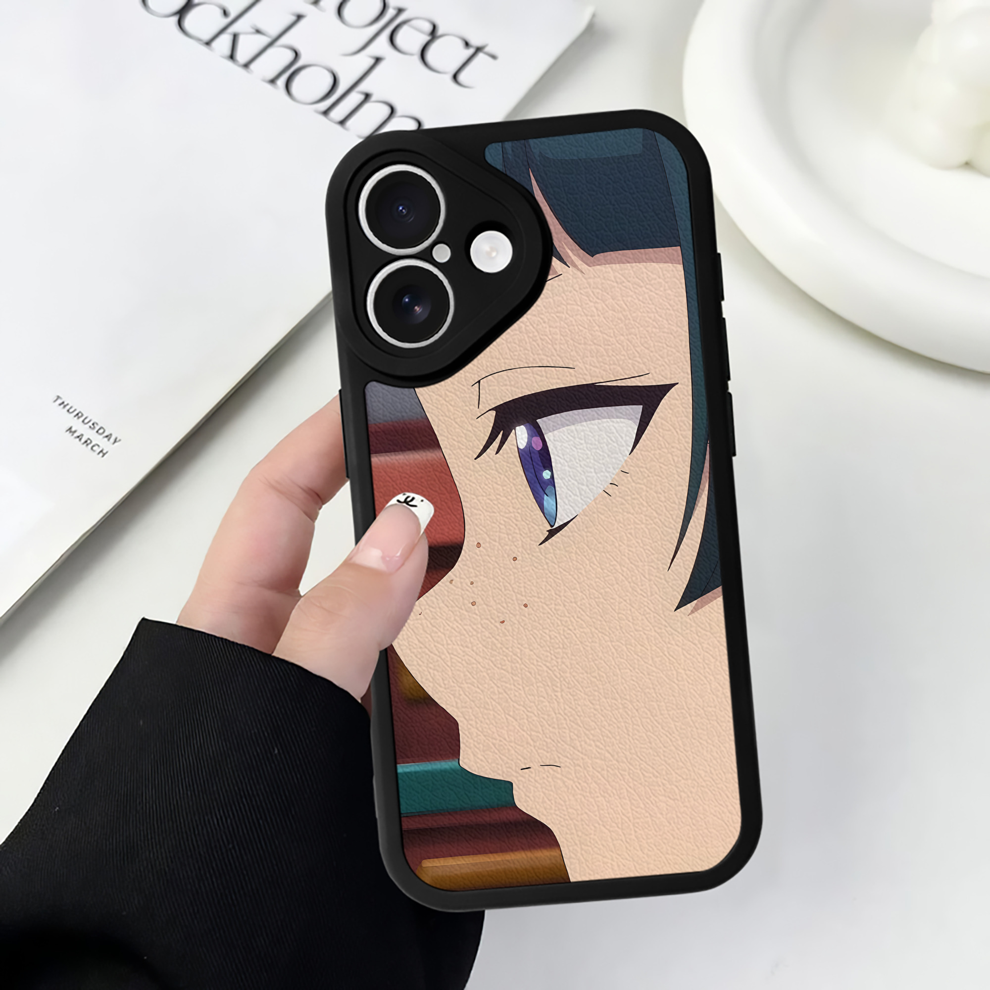 薬屋のひとりごと The Apothecary Diaries 【iPhone 16シリーズ対応】シリコンスマホケース（レザー調） 材質：シリコン